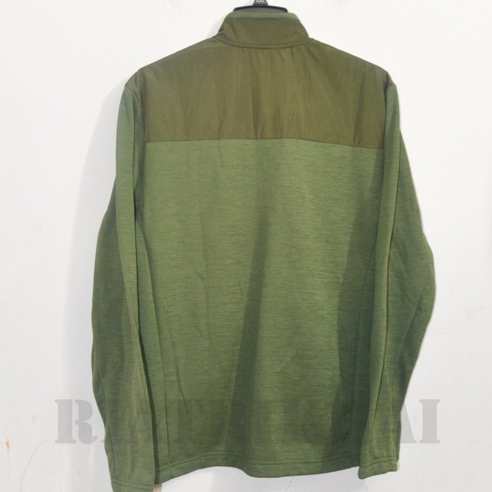 Green NWT Orvis men's bonded mesh fleece full zip jacket - Picture 7 of 7